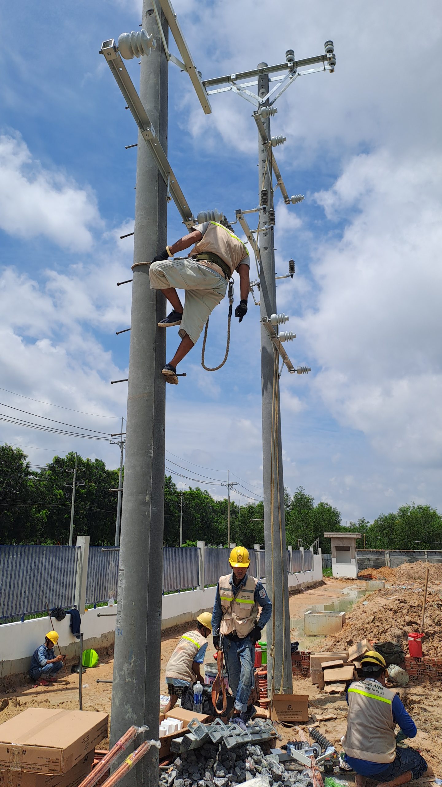 thi công trạm biến áp Bình Dương