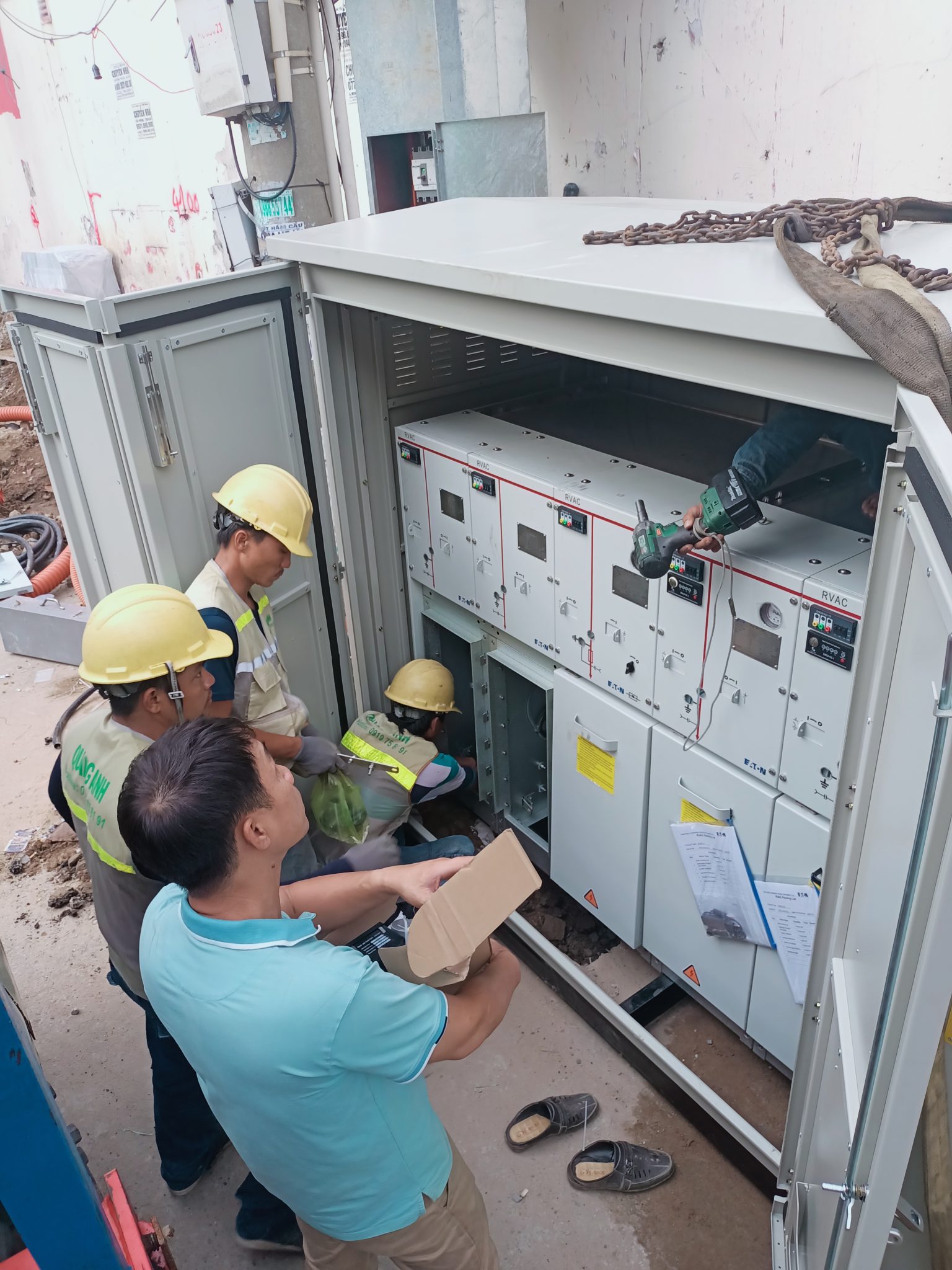 QuangAnhcons Safety Check Hoạt động kiểm định an toàn tại công trường từ QuangAnhcons.
