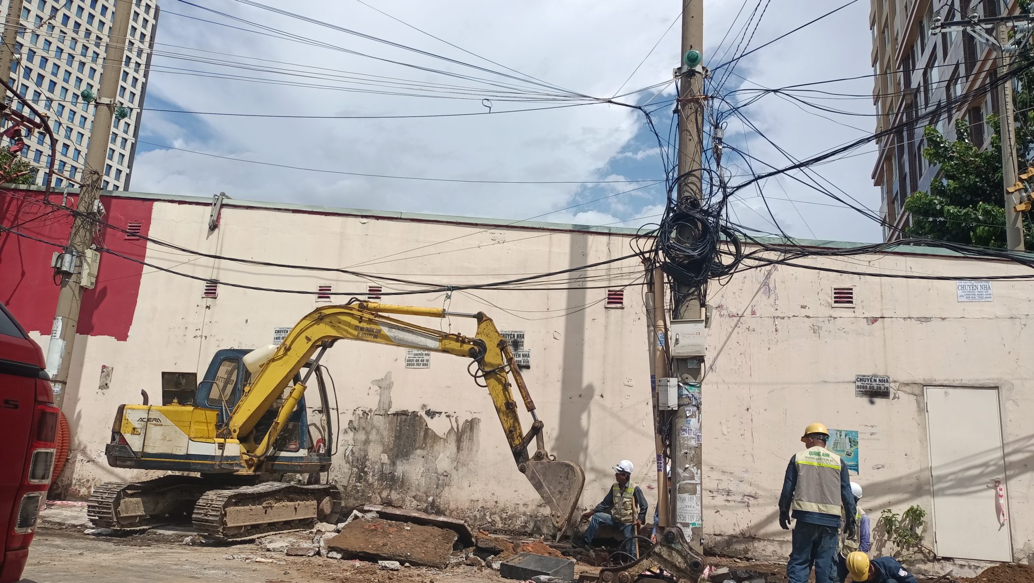 Đơn vị QuangAnhcons thi công tại nhà máy.