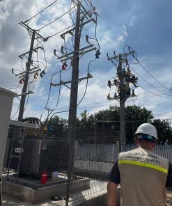 Hình ảnh công trình trạm biến áp đặt nền 2×2500 kVA nhà máy RVN Fibers do QuangAnhcons thi công